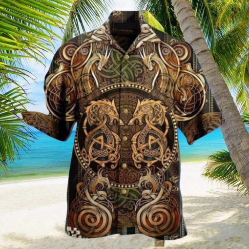 Dragon Viking Print Hawaiian Shirt Best Gift For Men Women