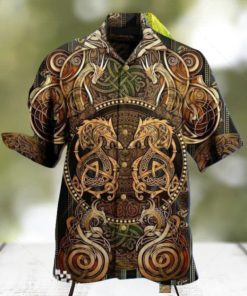 Dragon Viking Print Hawaiian Shirt Best Gift For Men Women