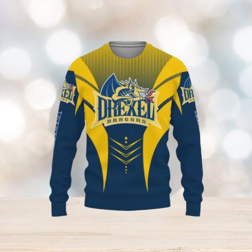 Drexel Dragons Football American Best Gift 3D Sweater Christmas Gift Ideas All Over Printed