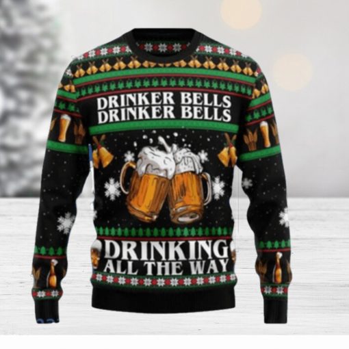 Drinker Bell Ugly Christmas Sweaters Unique Gift For Men And Women