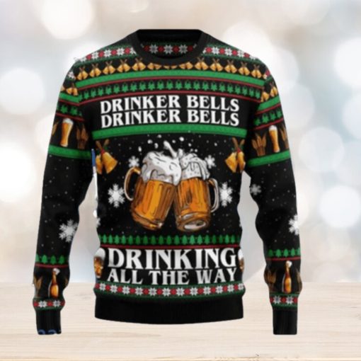 Drinker Bell Ugly Christmas Sweaters Unique Gift For Men And Women