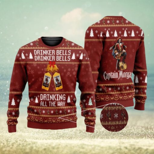 Drinker Bells Captain Morgan Ugly Christmas Sweater