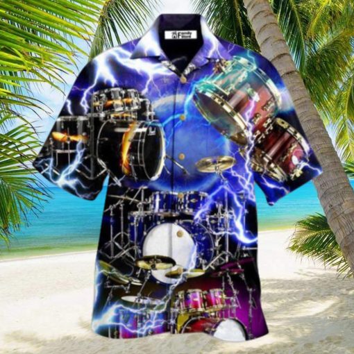 Drum Is My Cardio Lighting Style Hawaiian Shirt