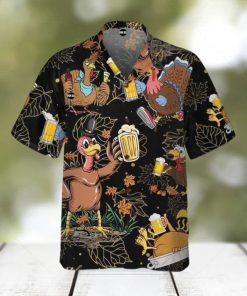 Drunk Turkey Thanksgiving Hawaiian Shirt