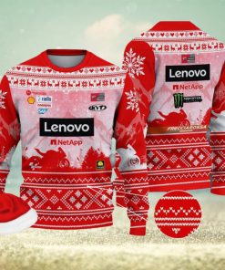 Ducati Lenovo Team Racing Moto Ugly Christmas Sweater For Men And Women