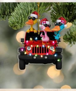 Duck Duck Jeep Off Road Truck Personalized Ornament Gift For Jeep Lovers Jeep Christmas Ornament