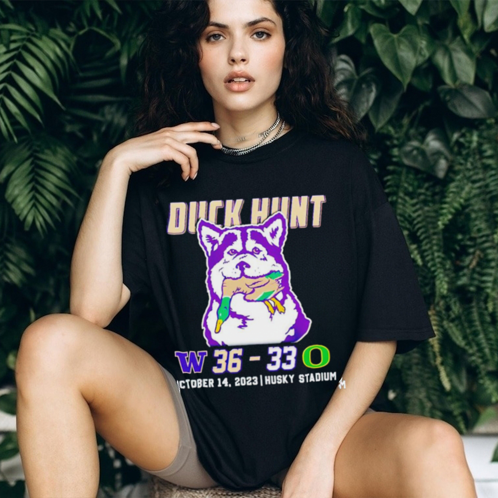 Duck hunt Washington Huskies 36 33 Oregon Ducks October 14 2023 shirt Duck hunt Washington Huskies 36 33 Oregon Ducks October 14 2023 shirt