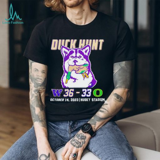 Duck hunt Washington Huskies 36 33 Oregon Ducks October 14 2023 shirt
