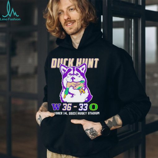 Duck hunt Washington Huskies 36 33 Oregon Ducks October 14 2023 shirt