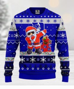 Duke Blue Devils Dabbing Santa Claus Christmas Ugly Sweater 3D Christmas Xmas Sweater