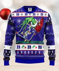 Duke Blue Devils Grinch Christmas Ugly 3D Xmas Sweater Christmas Gift For Fans