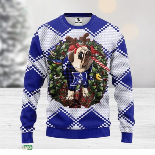 Duke Blue Devils Pub Dog Christmas Ugly Sweater Sport Christmas Gift Ideas