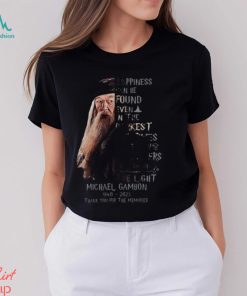 Dumbledore Quotes From Harry Potter Michael Gambon 1940 – 2023 Thank You For The Memories Unisex T Shirt