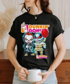 Dunkin’ Donuts Pennywise and Jack Skellington shirt