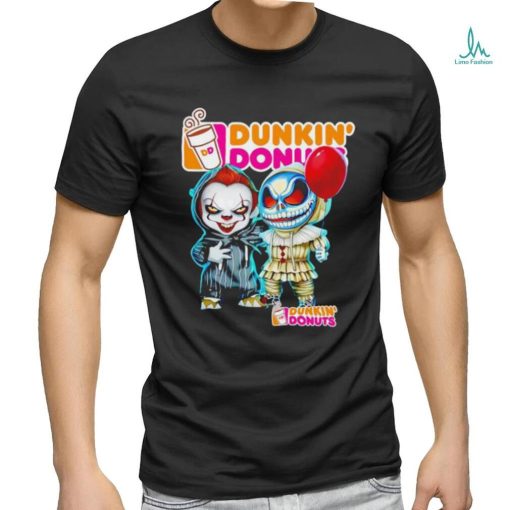 Dunkin’ Donuts Pennywise and Jack Skellington shirt