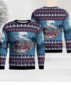 Dunlap Fire Department, Dunlap, Tennessee Christmas Aop Ugly Sweater Family Gift