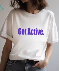 Dwayne taylor jr wearing get active 2023 shirt