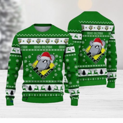 EHC Olten Tropical National League Und Swiss League 3D Ugly Christmas Sweaters For Fans Gift