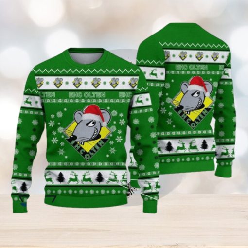 EHC Olten Tropical National League Und Swiss League 3D Ugly Christmas Sweaters For Fans Gift