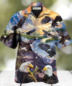 Eagle Spread Wings To The Sky Style Hawaiian Shirt