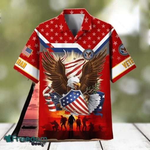 Eagle Traditional US Marine Corps Hawaiian Shirt For Men Veteran