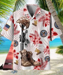 Eagle’s presence symbolizes liberty US Veteran Honoring All Who Served Veteran Hawaiian Shirt