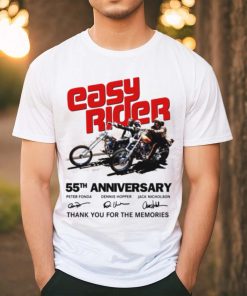 Easy Rider 55th Anniversary Thank You For The Memories T Shirt, hoodie, sweater, long sleeve and tank top Easy Rider 55th Anniversary Thank You For The Memories T Shirt