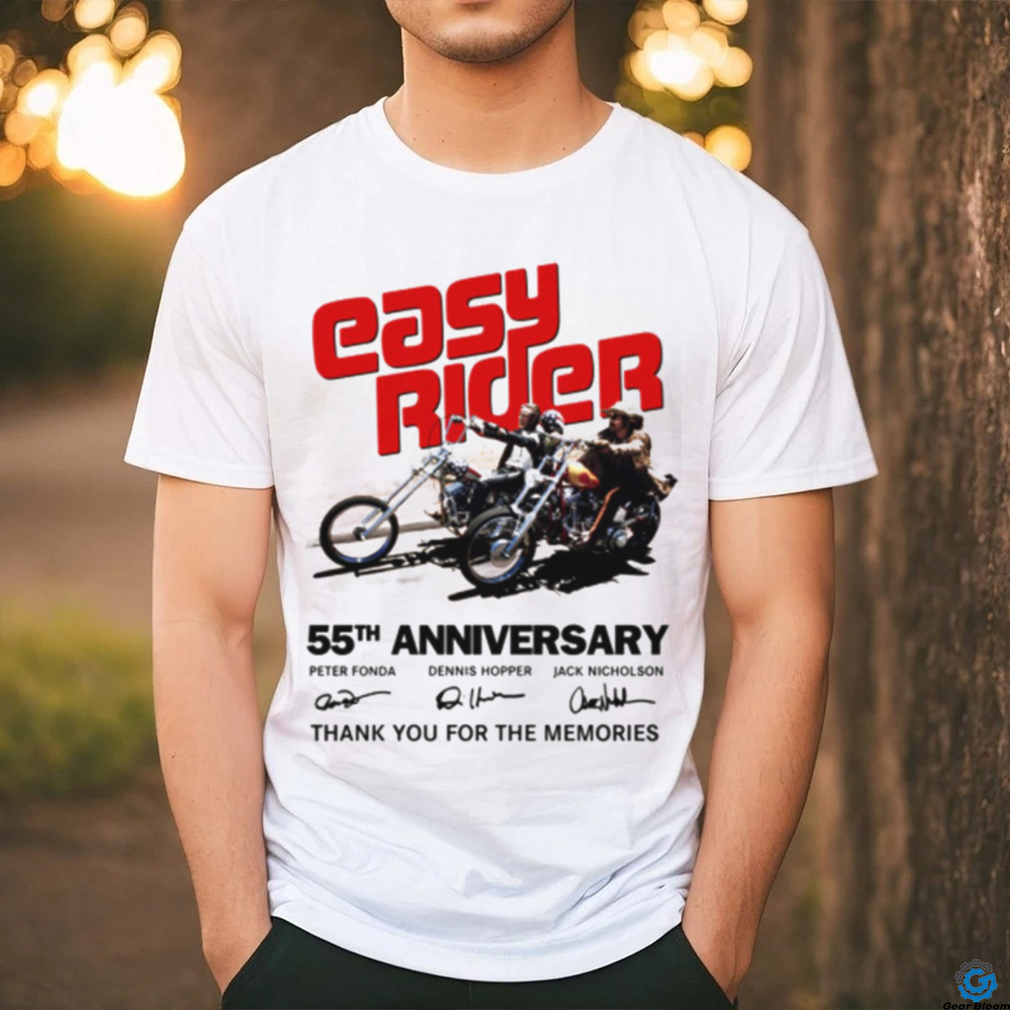 Easy Rider 55th Anniversary Thank You For The Memories T Shirt - Limotees
