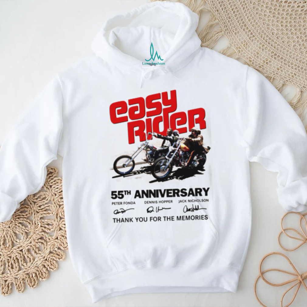 Easy Rider 55th Anniversary Thank You For The Memories T Shirt Easy Rider 55th Anniversary Thank You For The Memories T Shirt
