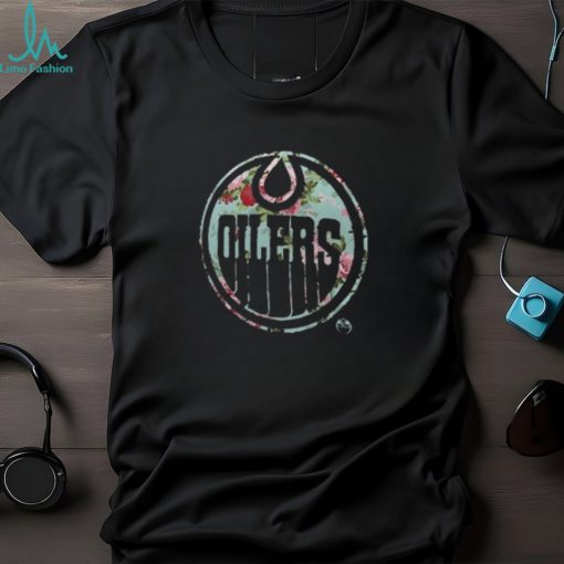 Edmonton Oilers Fanatics Branded Black Lovely Plus Shirt