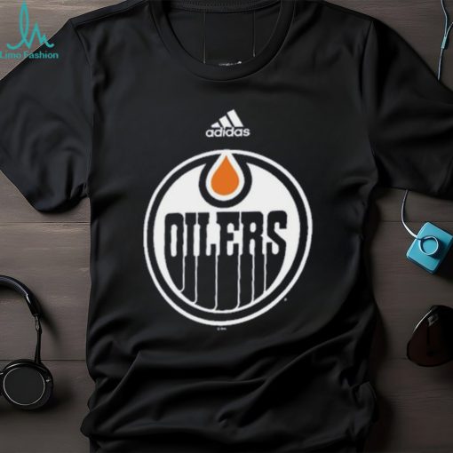 Edmonton Oilers adidas Primary Logo T Shirt