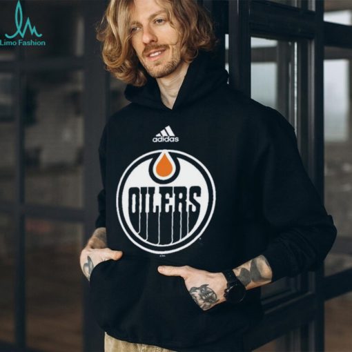 Edmonton Oilers adidas Primary Logo T Shirt