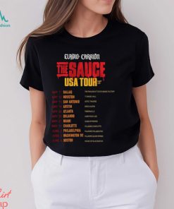 Eladio Carrion The Sauce USA Tour Merch, Rapper Eladio Carrion 2023 Concert Shirt, Eladio Carrion Tour Dates 2023 Shirt