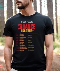 Eladio Carrion The Sauce USA Tour Merch, Rapper Eladio Carrion 2023 Concert Shirt, Eladio Carrion Tour Dates 2023 Shirt