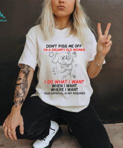 Elephant Don't piss me off I'm a grumpy old woman Classic T Shirt, hoodie, sweater, long sleeve and tank top Elephant Don't piss me off I'm a grumpy old woman Classic T Shirt
