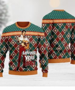 Elvis ‘Loving You’ 1957 Christmas Ugly Sweater For Men And Women Gift Hoidays