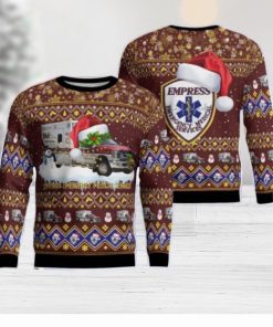 Empress Emergency Medical Services Christmas AOP Ugly Sweater Gift For Christmas