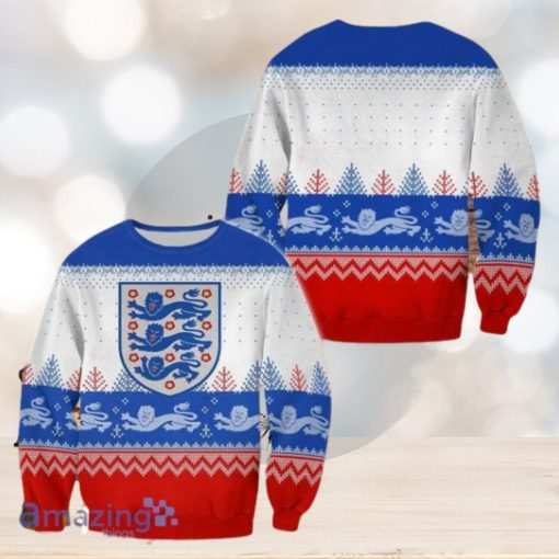 England Soccer Ugly Sweater Christmas Style Gift For Men And Women