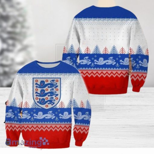 England Soccer Ugly Sweater Christmas Style Gift For Men And Women