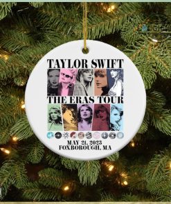 Custom Taylor Swift The Eras Tour 2023 Christmas Ornament Swiftie