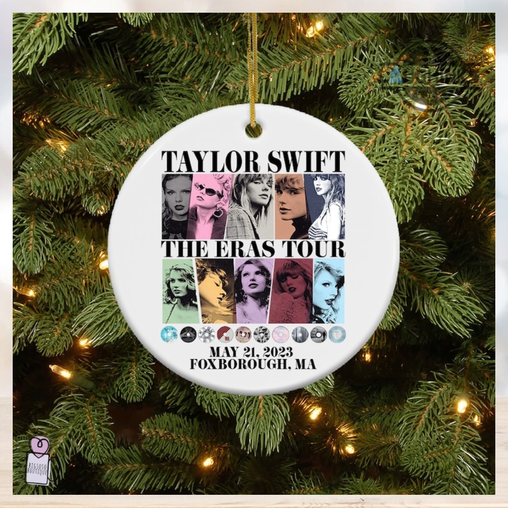 Taylor Swift Posing Christmas Tree 2023 Christmas Ornament