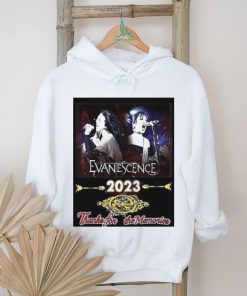 Evanescence 2023 thanks for the memories shirt