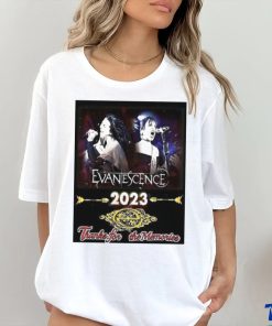 Evanescence 2023 thanks for the memories shirt
