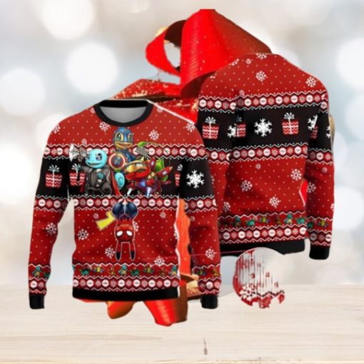 Evengers Pokemon Marvel Woolen Ugly Christmas Sweater Nice Gift For Everyone