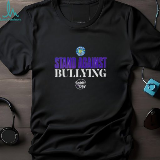 Everett AquaSox Spirit day stand against bullying shirt