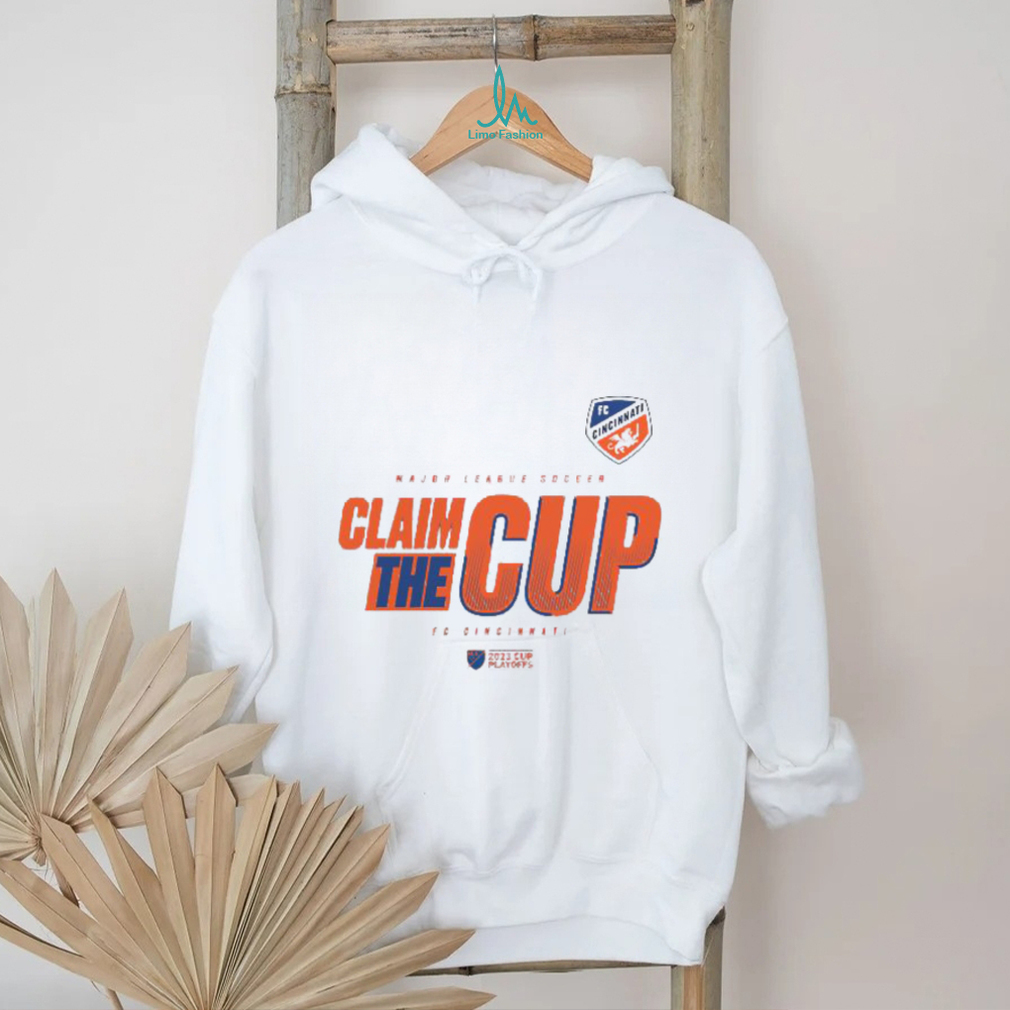 FC Cincinnati Fanatics Branded 2023 MLS Cup Playoffs T Shirt FC Cincinnati Fanatics Branded 2023 MLS Cup Playoffs T Shirt