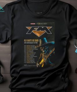FM Announce Old Habits Die Hard 40th Anniversary UK Tour 2024 T Shirt