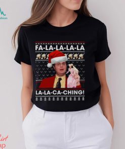 Fa La La La La La La Ca Ching Dwight Schrute Christmas Vintage shirt