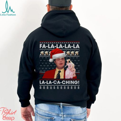 Fa La La La La La La Ca Ching Dwight Schrute Christmas Vintage shirt