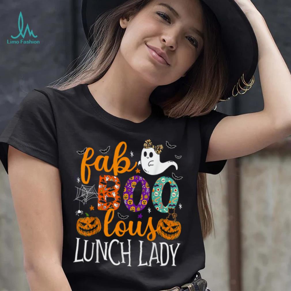 Fab Boo Lous Lunch Lady Cute Ghost Pumpkin Funny Halloween T Shirt Fab Boo Lous Lunch Lady Cute Ghost Pumpkin Funny Halloween T Shirt